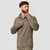 GymBeam Pulse 1/2 Zip Running Sweatshirt Vetiver
