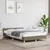 shumee vidaXL Posteljni okvir brez vzmetnice, taupe, 120x190 cm, blago