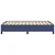 Vidaxl Posteljni okvir brez vzmetnice moder 120x190 cm blago