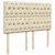 vidaXL vidaXL Box spring postelja z vzmetnico krem 140x190 cm blago, (21309083)