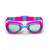 Rožnata in modra plavalna očala s prozornimi stekli xbase 100 (velikost s)