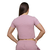 GymBeam Ženska majica Agile Cropped Woodrose