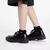 Nogavice Footshop Ankle Socks 3-Pack Black 36-38