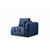 ATELIER DEL SOFA Amaris 3 Seater With Pouffe Navy Blue ugaona sofa