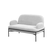 Atelier del Sofa Dvosed Aster, 140 x 80 x 53 cm, Beli