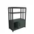 Hanah Home Polica za kuću Letos, 60x80x29,6 cm, Crno-zelena