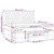 Vidaxl Box spring postelja z vzmetnico moder 200x200 cm blago