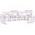 Set vanjskih sofa s jastukom 6 pcs Bijela i krem