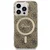 GUESS Maska za telefon iPhone 15 Pro 6.1, GUHMP15LH4STW, Magsafe, Braon