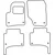 Textile car mats Porsche Cayenne 2002-2010