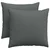 Jastučići za sofu 2 pcs Tamno siva 45 x 45 cm tkanina