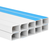 Kanalice za kabele samoljepljive 50x25 mm 10 m PVC