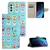 GS Ovitek za Samsung Galaxy M15 5G z naslonom, denarnica, modra barva sov
