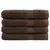 shumee Premium brisače 4 kosi rjava 100x200 cm 600 g/m2 100 % bombaž