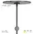 PODNA LAMPA LT400CR 40W+8W RGB/CCT DIM CRNA