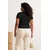 Trendyol Curve Ženska bluza Tbbss26Af00092, Crna