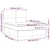 Vidaxl Box spring postelja z vzmetnico taupe 140x200 cm blago