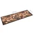 Vidaxl Kuhinjska preproga pralna Coffee rjava 60x180 cm