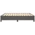 vidaXL Box spring posteljni okvir temno siv 160x200 cm žamet