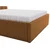 Boxxx OBLAZINJENA POSTELJA 180 cm x 200 cm , tekstil opečnato rjava