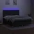 Vidaxl Box spring postelja z vzmetnico LED črna 160x200 cm blago