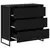 Kreveta Crni hrast 79 x 36 x 75.5 cm Konstruirano drvo