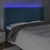 LED uzglavlje tamnoplavo 203 x 16 x 118/128 cm od tkanine
