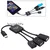 Lanberg USB tip-C(F) - USB-A(F) 3.1 adapter črne barve