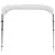 vidaXL Tenda bimini s 3 luka bijela 183 x 180 x 140 cm