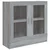 Vitrina boja hrasta sonome 82,5x30,5x80 cm konstruirano drvo