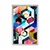 Plakat abstraktna geometrija - 30x45 black