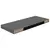 Plutajuće zidne police 2 kom sjajne sive 60 x 23,5 x 3,8 cm MDF