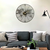 WALLXPERT Zidni sat Coordinate Metal Wall Clock APS018