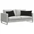 Jastučići za sofu 2 pcs Crna 80 x 40 cm tkanina