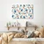 Slika pastelni terrazzo v modrih tonih - 90x60