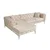 Atelier del Sofa Ugaona garnitura Como Eco, 270 cmx180 cm, Bež