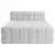 Boxspring Krevet Brisbane 180/220 cm , sivo-bela
