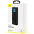 Baseus prenosna baterija PPLG-A01 Amblight PowerBank 30000 mAh Quick Charge / PD 65W z 4x USB + 1x Type C - črn