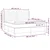 Vidaxl Box spring postelja z vzmetnico črna 180x200 cm blago