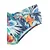 SUNSEEKER Bikini hlačke modra/pastelno modra/zelena/rdeča