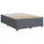 Vidaxl Box spring postelja z vzmetnico temno siva 140x200 cm žamet