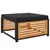 Vrtni tabure s jastukom 68 x 68 x 30 cm masivno bagremovo drvo
