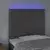 LED uzglavlje tamnosivo 100x5x118/128 cm baršunasto