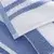 Bela/modra bombažna brisača 50x85 cm Stripe Jacquard – Bianca