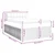 Vidaxl Box spring postelja z vzmetnico krem 140x190 cm blago