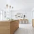 Luster na sajli MADERA 3xE27/60W/230V bela/drvo