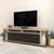 Hanah Home TV Komoda Omar, 160x50,8x35 cm, Hrast-Crna
