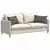 Jastučići za sofu 2 pcs Tamno siva 60 x 40 cm tkanina