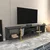 Hanah home TV Komoda Asal 150 Crno-Zlatna