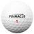 Golf žogice Pinnacle Distance White Basic